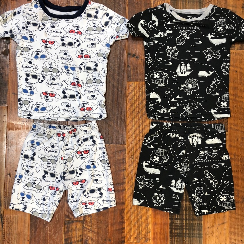 Two pairs of boys pajamas.  Size 6.